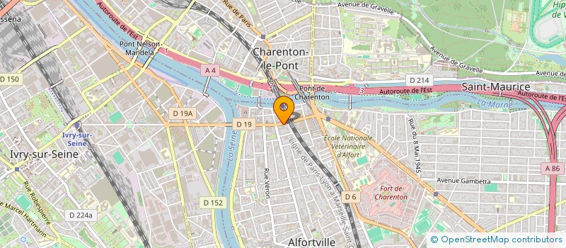 localisation de l'entreprise JUG.FH à ALFORTVILLE