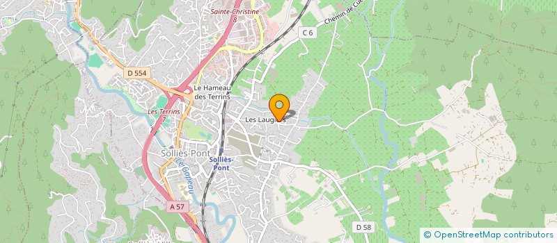 localisation de l'entreprise JUGA  SOLLIES-PONT