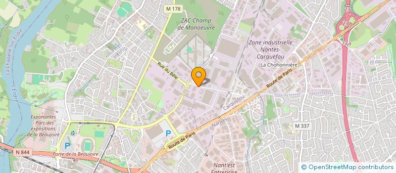 localisation de l'entreprise JUGALE  CARQUEFOU