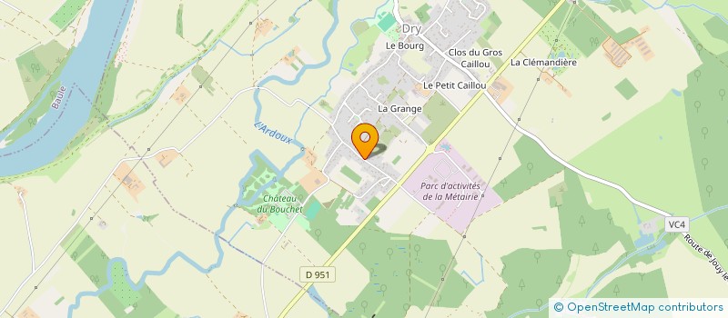 localisation de l'entreprise JUGAMA à DRY