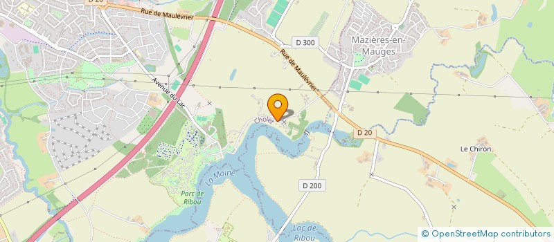 localisation de l'entreprise JUGAMA à CHOLET