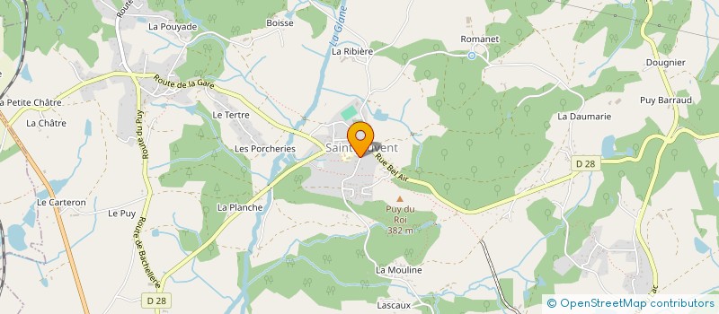 localisation de l'entreprise JUGAULLINE à SAINT-JOUVENT
