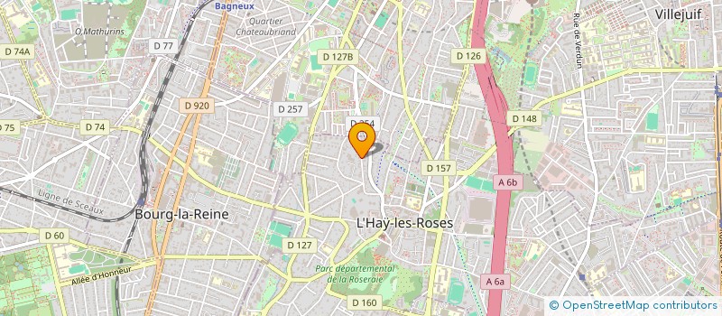 localisation de l'entreprise JUGE  L'HAY-LES-ROSES