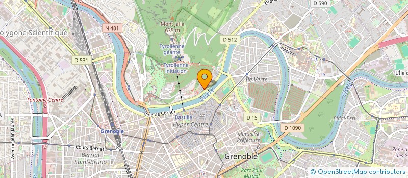 localisation de l'entreprise JUGE à GRENOBLE
