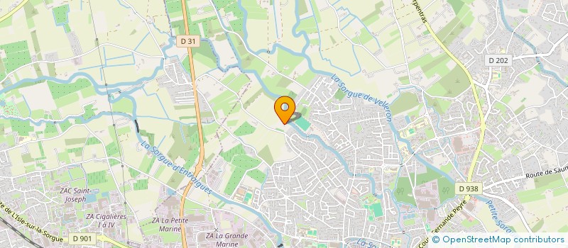 localisation de l'entreprise JUGE NICOLAS à L'ISLE-SUR-LA-SORGUE