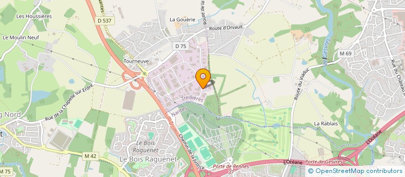 localisation de l'entreprise JUGEUR ATLANTIQUE à TREILLIERES