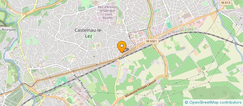 localisation de l'entreprise JUGO  CASTELNAU-LE-LEZ
