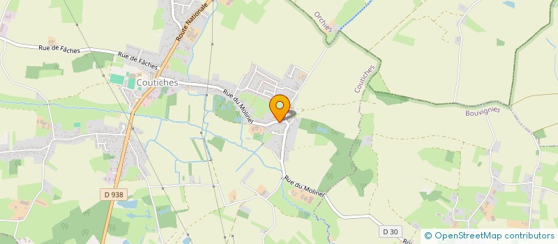 localisation de l'entreprise JUGON LANGER  COUTICHES