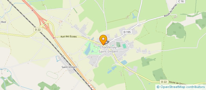 localisation de l'entreprise JUGOSTELI à CHANTENAY-SAINT-IMBERT