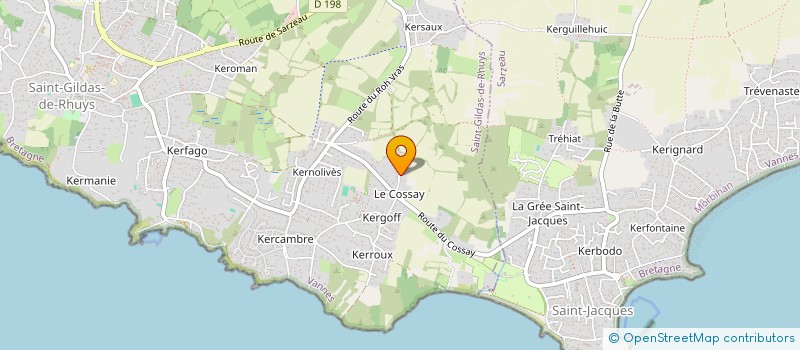 localisation de l'entreprise JUGOTE  SAINT-GILDAS-DE-RHUYS