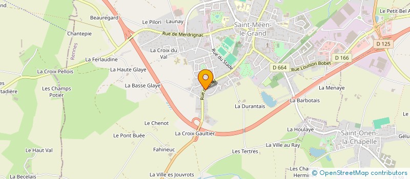 localisation de l'entreprise JUGROUPE  SAINT-MEEN-LE-GRAND