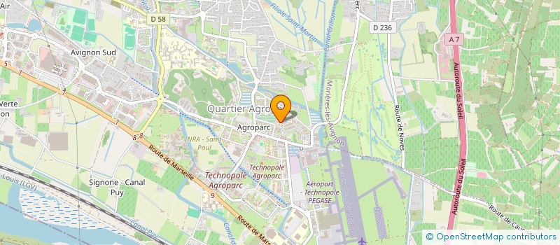 localisation de l'entreprise JUGUEL  AVIGNON