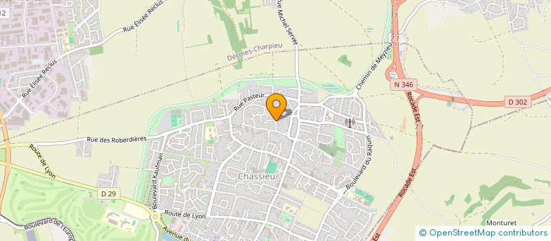 localisation de l'entreprise JUGULO  CHASSIEU