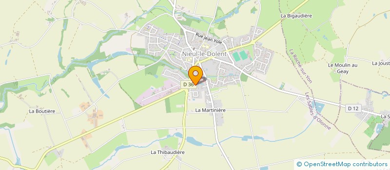 localisation de l'entreprise JUGULU  NIEUL-LE-DOLENT