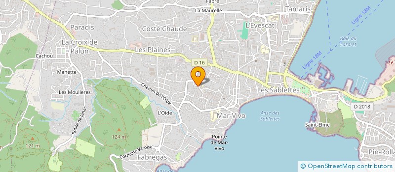 localisation de l'entreprise JUGUY à LA SEYNE-SUR-MER