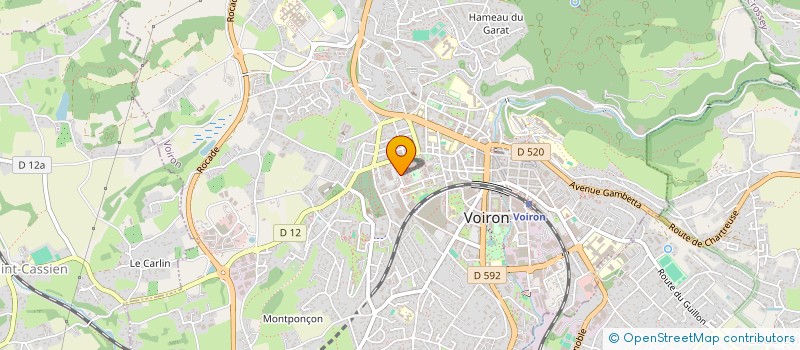 localisation de l'entreprise JUH HOLDING  VOIRON