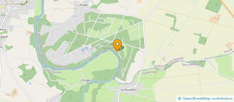 localisation de l'entreprise JUHAEL ENTREPRISES CARHEIL SCI  PLESSE