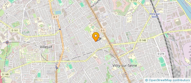 localisation de l'entreprise JUHAJI  VITRY-SUR-SEINE