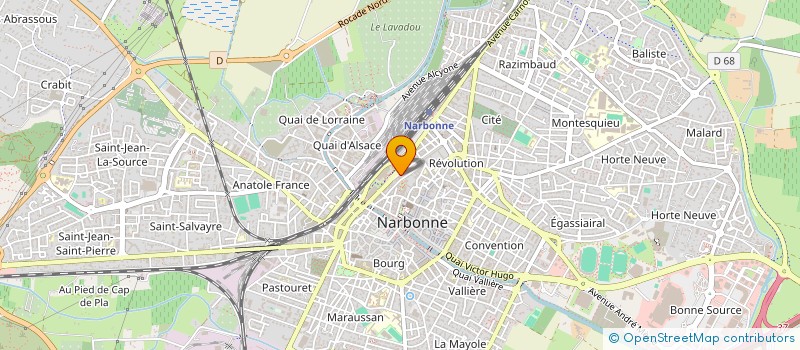 localisation de l'entreprise JUHANA  NARBONNE