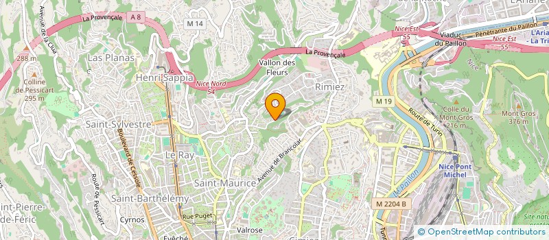 localisation de l'entreprise JUHANDA à NICE