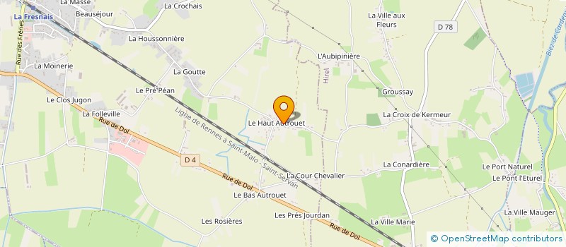 localisation de l'entreprise JUHEL  LA FRESNAIS