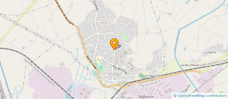 localisation de l'entreprise JUHEL  DONGES