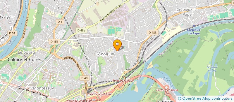 localisation de l'entreprise JUHEL-HARB  CALUIRE-ET-CUIRE