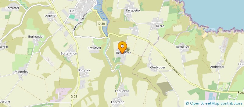 localisation de l'entreprise JUHEL MACONNERIE RENOVATION  SAUZON