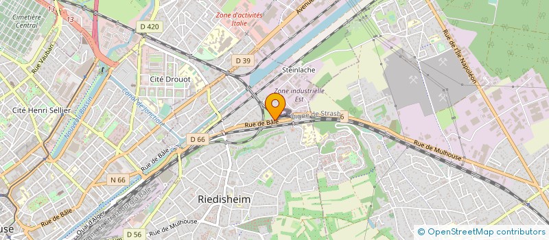 localisation de l'entreprise JUHO SAM  RIEDISHEIM