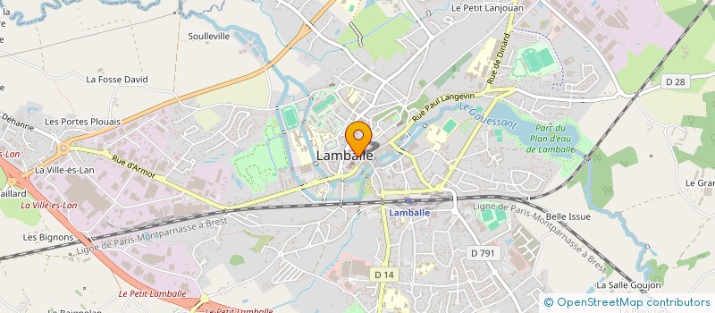 localisation de l'entreprise JUHOMA GROUPS à LAMBALLE-ARMOR