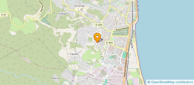 localisation de l'entreprise JUICY CORP à BASTIA