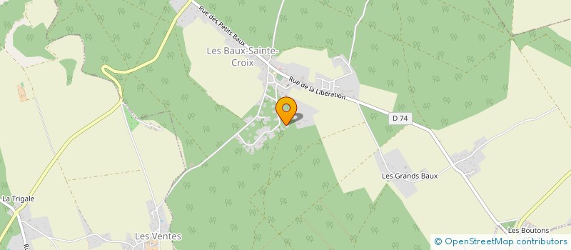 localisation de l'entreprise JUIDIS  LES BAUX-SAINTE-CROIX