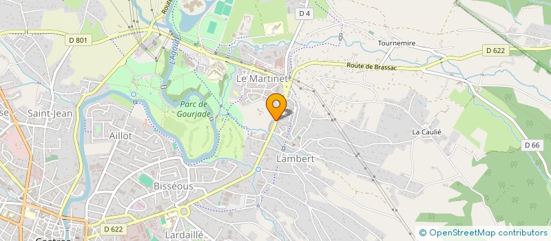 localisation de l'entreprise JUIGNET CHRISTOPHE à CASTRES