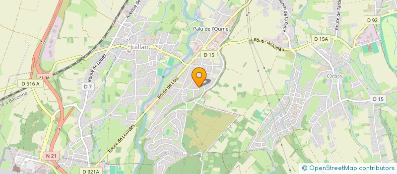 localisation de l'entreprise JUILL'EN FORME  JUILLAN