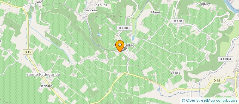 localisation de l'entreprise JUILLAC ANIMATION  JUILLAC