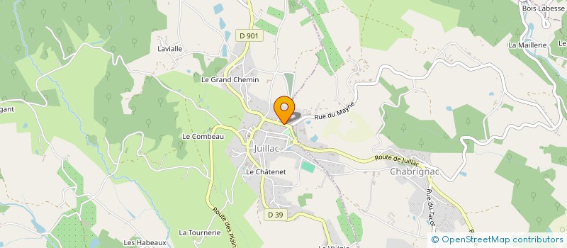localisation de l'entreprise JUILLAC DISTRIBUTION à JUILLAC