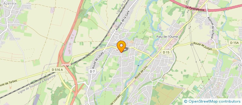 localisation de l'entreprise JUILLAN PYRENEES COUNTRY  JUILLAN