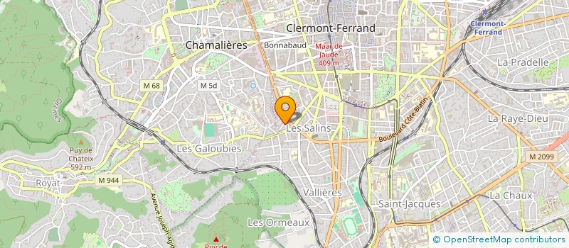 localisation de l'entreprise JUILLARD HADDOU  CLERMONT-FERRAND