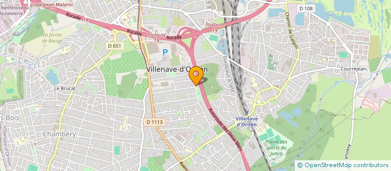 localisation de l'entreprise JUILLE MIRAMONT à VILLENAVE-D'ORNON