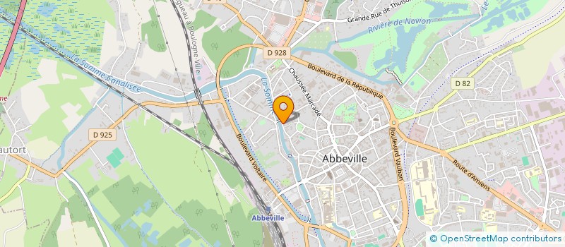 localisation de l'entreprise JUILLET 84 à ABBEVILLE