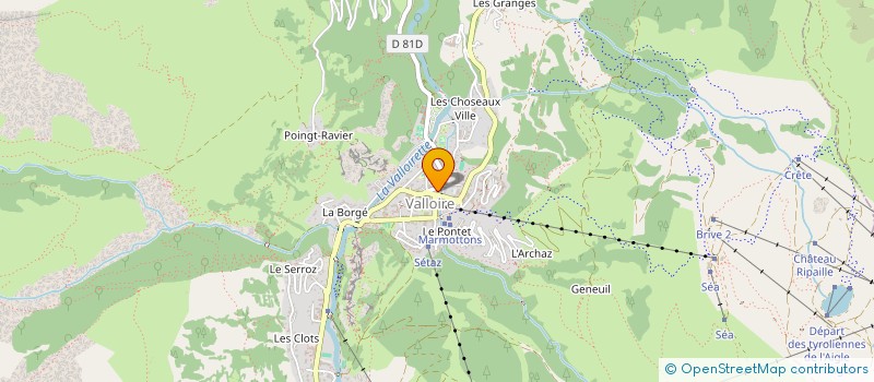 localisation de l'entreprise JUILLET JEAN PIERRE ET CLAUDE  VALLOIRE