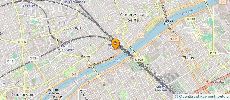 localisation de l'entreprise JUILLON SCI  ASNIERES-SUR-SEINE