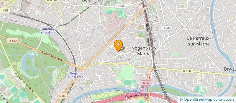 localisation de l'entreprise JUILLOT PREMIER CHAPITRE  NOGENT-SUR-MARNE