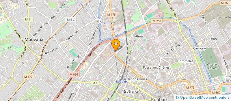 localisation de l'entreprise JUIN FAIT LE LIN à ROUBAIX
