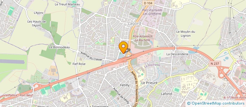 localisation de l'entreprise JUIN MERIT LMNP  LA ROCHELLE