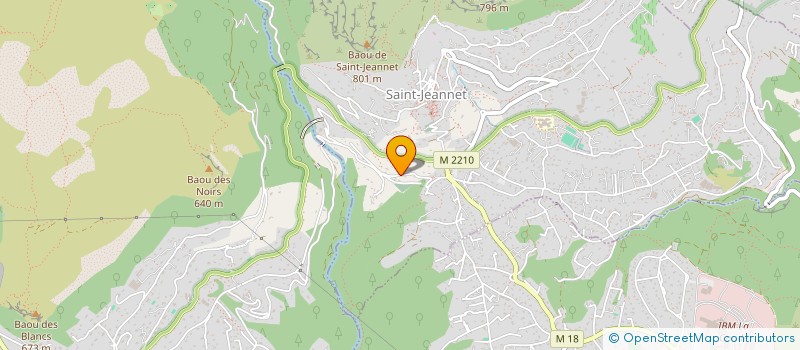 localisation de l'entreprise JUJEAMAX  SAINT-JEANNET