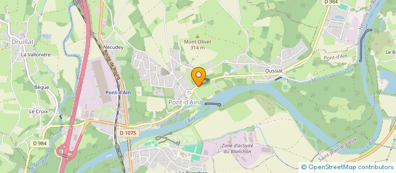 localisation de l'entreprise JUJEANDO  PONT-D'AIN