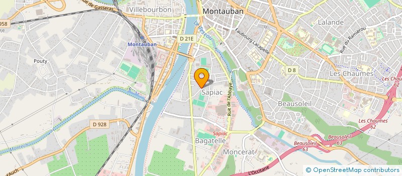 localisation de l'entreprise JUJOBA à MONTAUBAN