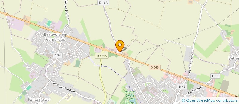 localisation de l'entreprise JUJOBEL  BEAUVOIS-EN-CAMBRESIS