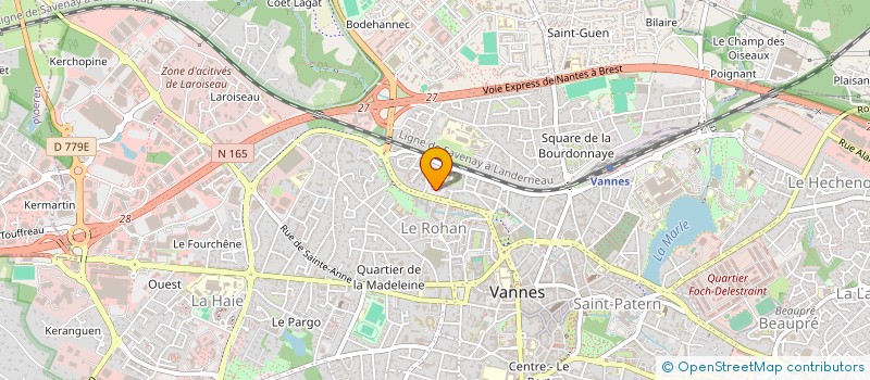 localisation de l'entreprise JUJOLAN à VANNES